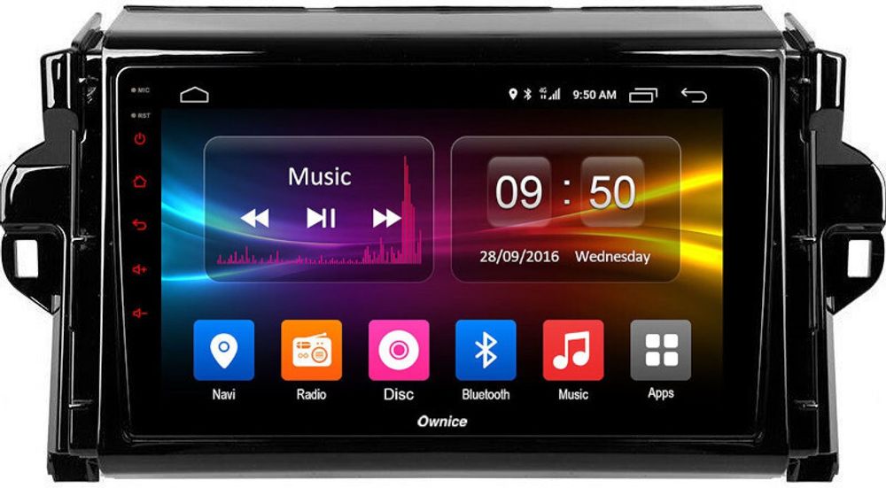 Магнитола для Toyota Fortuner 2015-2022 - Carmedia OL-9699 QLed, Android 10/12, ТОП процессор, CarPlay, SIM-слот