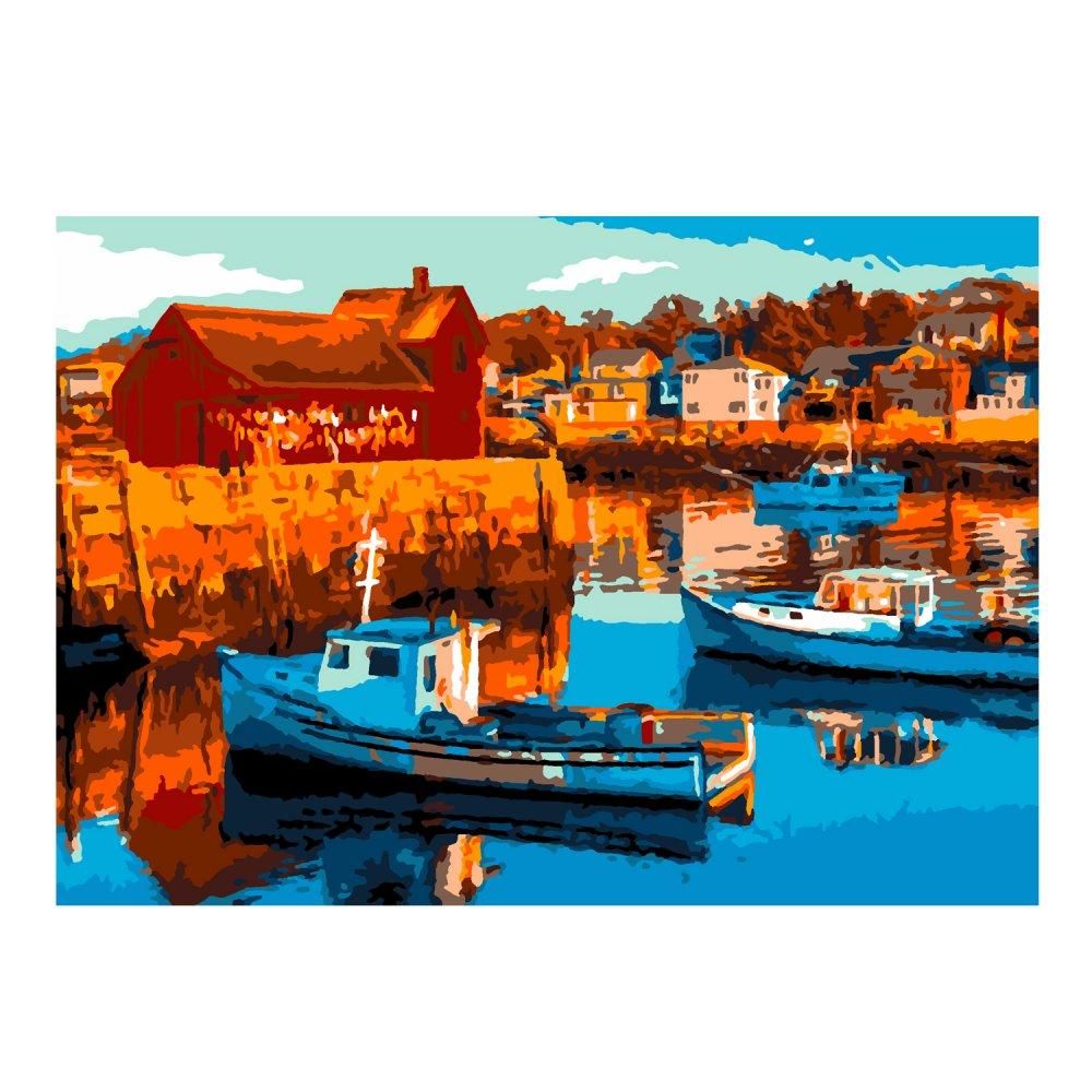 Картина по номерам 20*28,5см "Тихая гавань" (Lori) Картина по номерам 20*28,5см "Тихая гавань" (Lori)