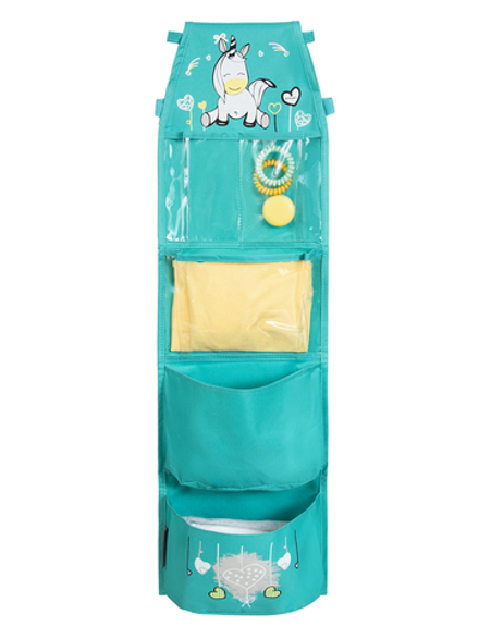 Кармашки в садик 83х24 Единорог (бирюза)
