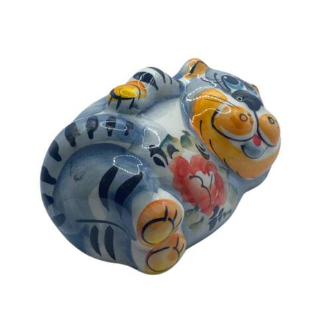 Фигурка Котик Таити цветная гжель