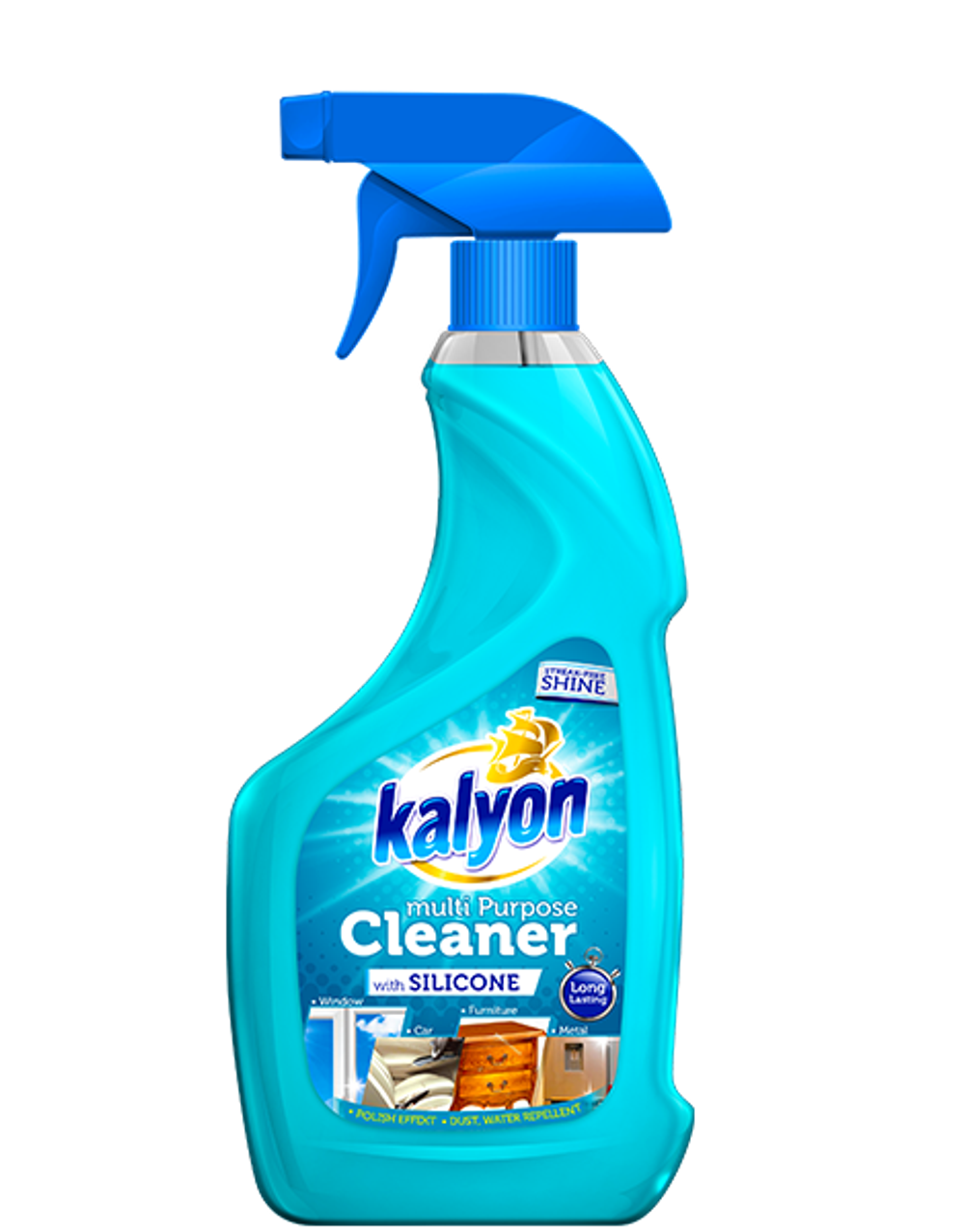 KALYON УНИВЕРСАЛЬТНЫЙ СИЛИКОНОВЫЙ ОЧИСТИТЕЛЬ АНТИПЫЛЬ 750 МЛ x 12