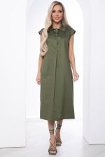 Платье "Нюансы стиля" (хаки) П8751 LT Collection