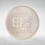 Portugal, 25 Escudos, 1985, VF