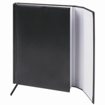 Ежедневник недатированный А5 (138х213 мм) BRAUBERG "Towny", под фактурную кожу, 160 л., магнитный клапан, черный, 123785