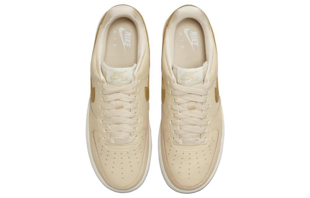 Кроссовки Nike Air Force 1 Low "Gold Swoosh" (Женская размерная сетка)