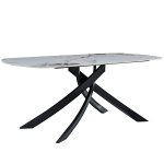 Стол керамический LA ALTA SANTANA Patek Philippe 180/90*76, каркас черный