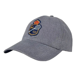 Кепка теннисная Monte-Carlo Country Club MCCC Washed Cotton - dark grey