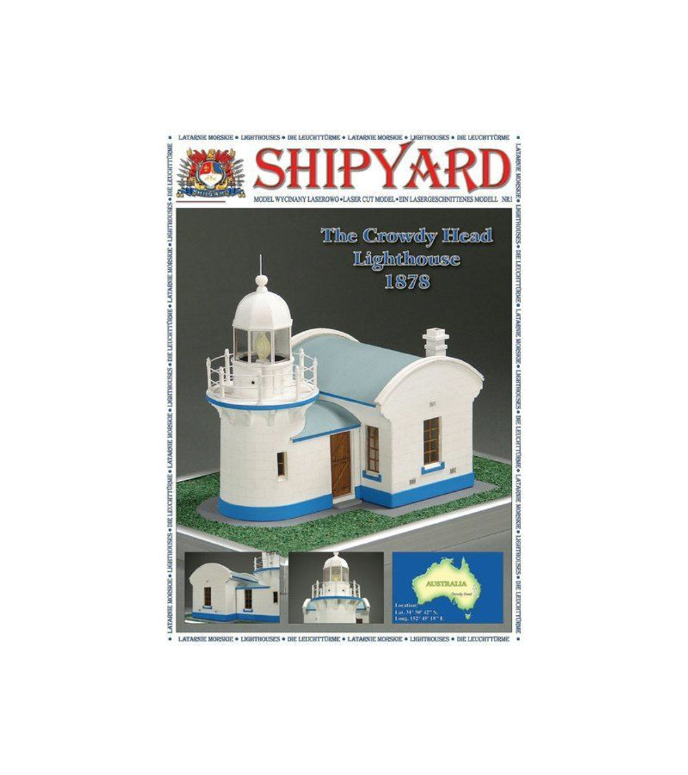 Сборная картонная модель Shipyard маяк Lighthouse Crowdy Head (№1), 1/72