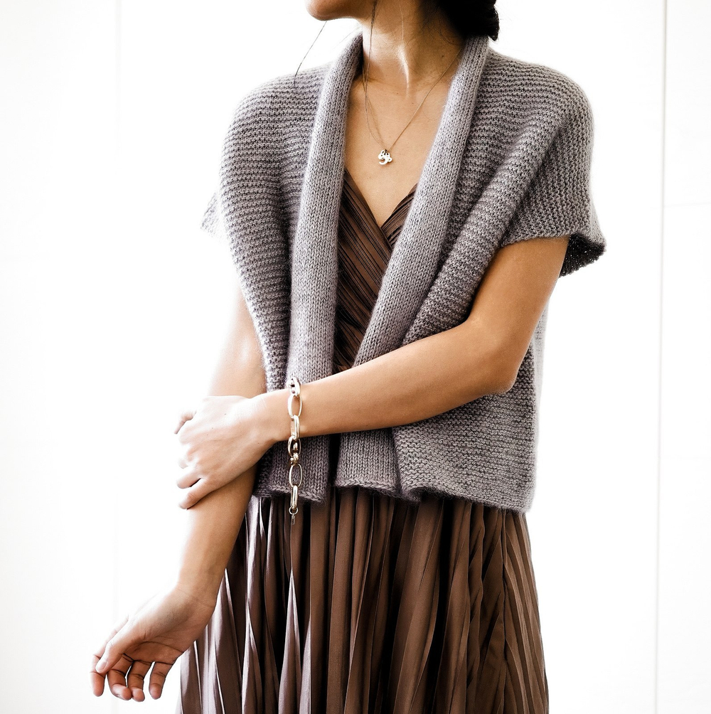 Лунный кардиган спицами Minimi Knit Design