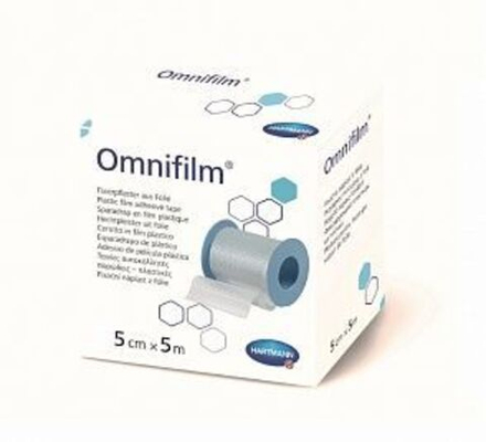 OMNIFILM-фикс.пластырь из прозрачной пленки 5см х 5м 1шт.