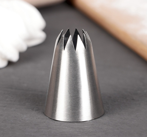 Насадка кондитерская «Закрытая звезда», d=3,4 см, выход 1,2 см, нержавеющая сталь