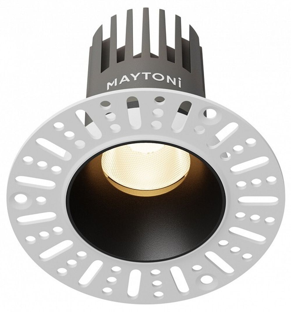 Встраиваемый светильник Maytoni  DL119-10W-3K-TRS-B