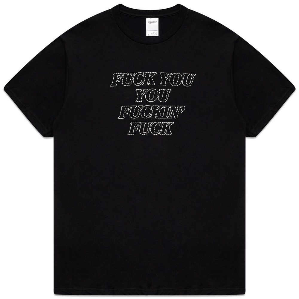 Футболка Ripndip Fuck You Tee Black