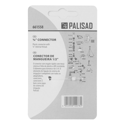 Соединитель пластмассовый быстросъемный, внутренняя резьба 3/4" Palisad