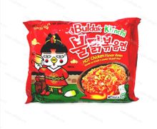 Лапша со вкусом острой курицы и кимчи Hot Chicken Flavor Ramen BULDAK KIMCHI, Samyang, 135 гр.