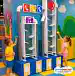 Сенсорная игровая стена «Музыкальная симфония», 2,44×0,5×2,44 м