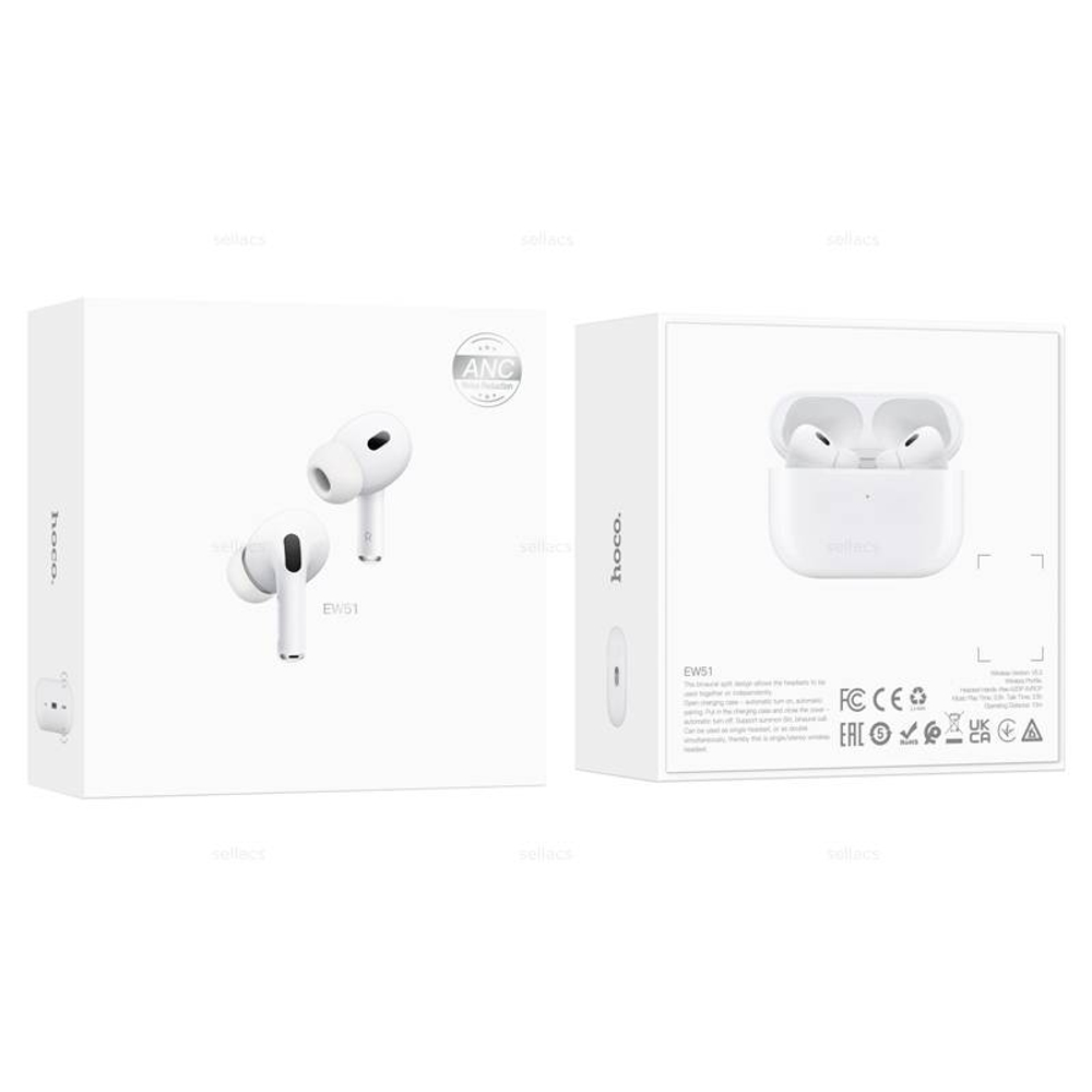 Беспроводные наушники Hoco EW51 ANC (white)