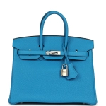 Оригинальная сумка из коллекции A с палладиевой фурнитурой Hermès Birkin