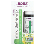 NOW Foods, Эфирные масла, роллер Mind That Energy, 1/3 жидкой унции (10 мл)