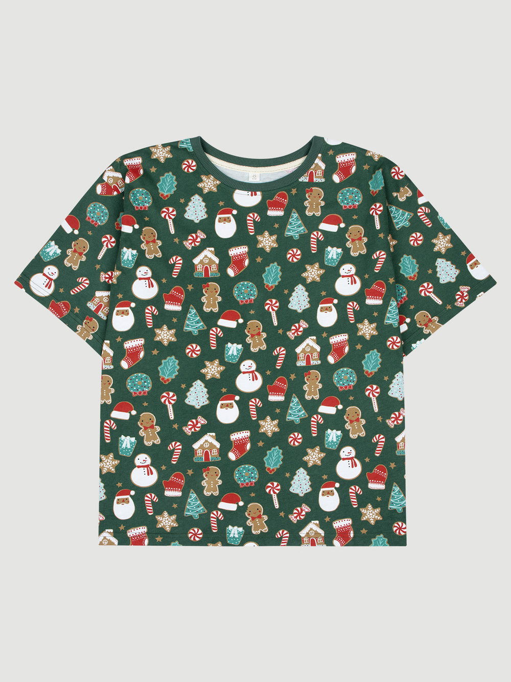 Пижама женская Mjölk Имбирный пряник, с коротким рукавом, уценка