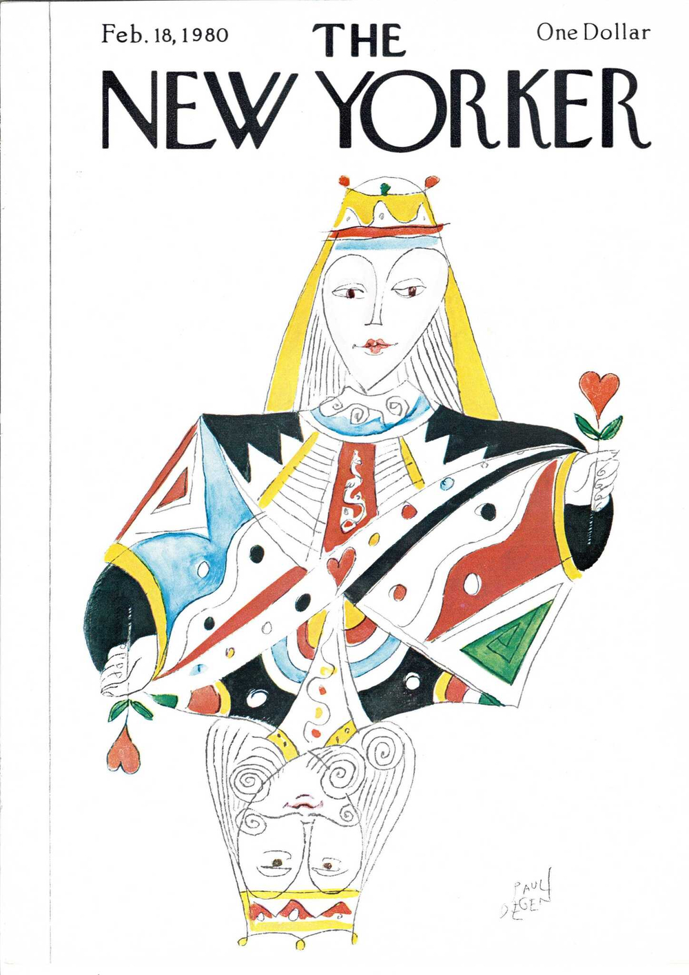 Журнал The New Yorker 18-02-1980, обложка