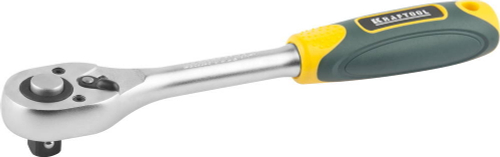 Трещотка для торцовых головок KRAFTOOL ″EXPERT″, Сr-V сталь, 72 зубца, 1/2″