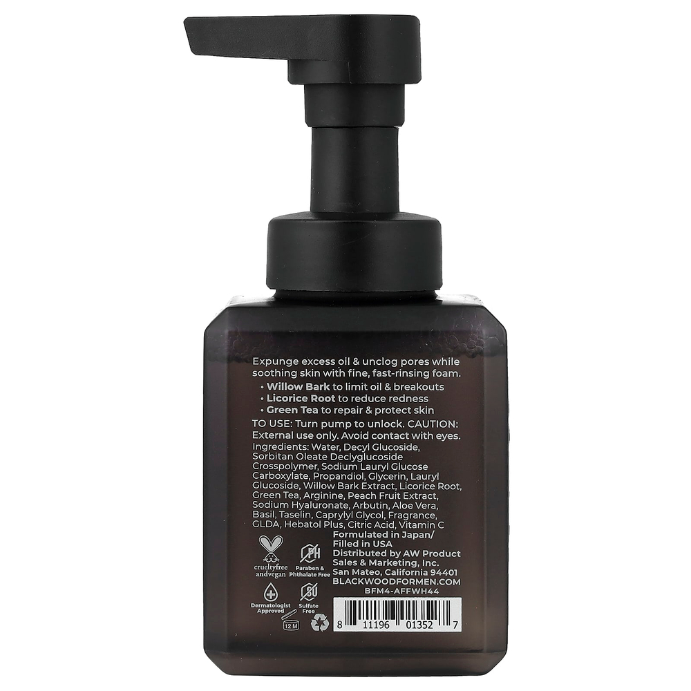 Blackwood For Men, X-Punge, пенка для умывания, для жирной и комбинированной кожи, 130 мл (4,4 жидк. унции)