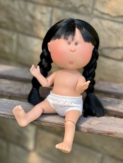 Кукла Nines виниловая 30см MIA BLACK шарнирная без одежды (1237W)