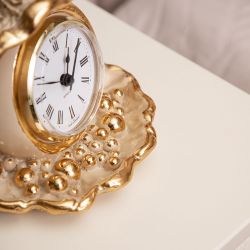 Часы настольные Акойя Айвори