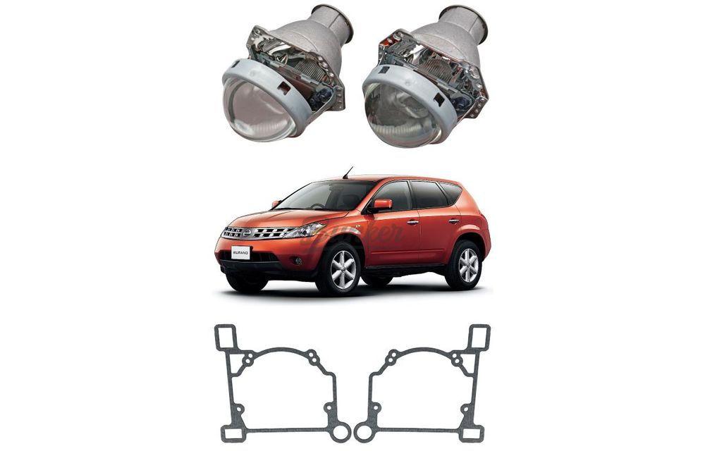 Готовый комплект для замены штатных линз Nissan Murano Z50 2002-2008