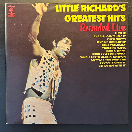 Little Richard ‎– Little Richard's Greatest Hits Recorded Live (Англия 1977г.)