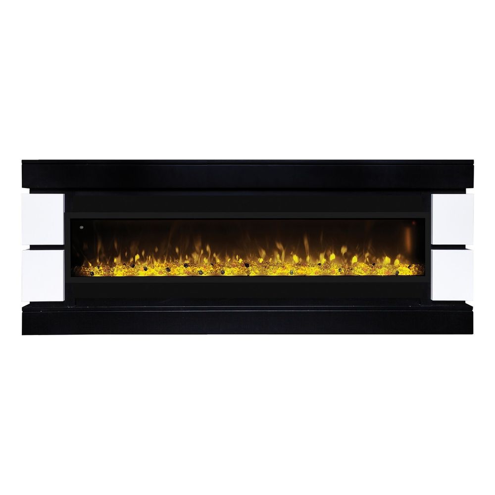 Электрокамин RealFlame Denver 60/MNH BLM черный с очагом Manhattan 1560