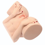 Телесный мастурбатор-полуторс Barbie (Цвет: телесный)