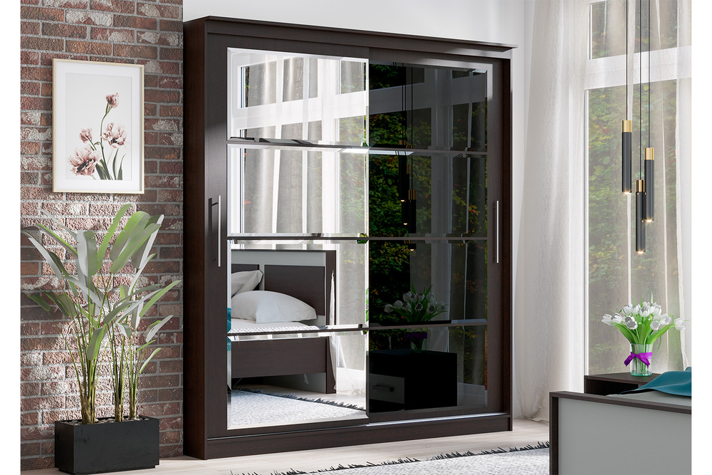 Шкаф-купе Элегант №7 2,0 м, Венге