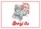 Açıqca\Открытки\ Gift \ Happy Valentines-  Sevgi ilə Teddy