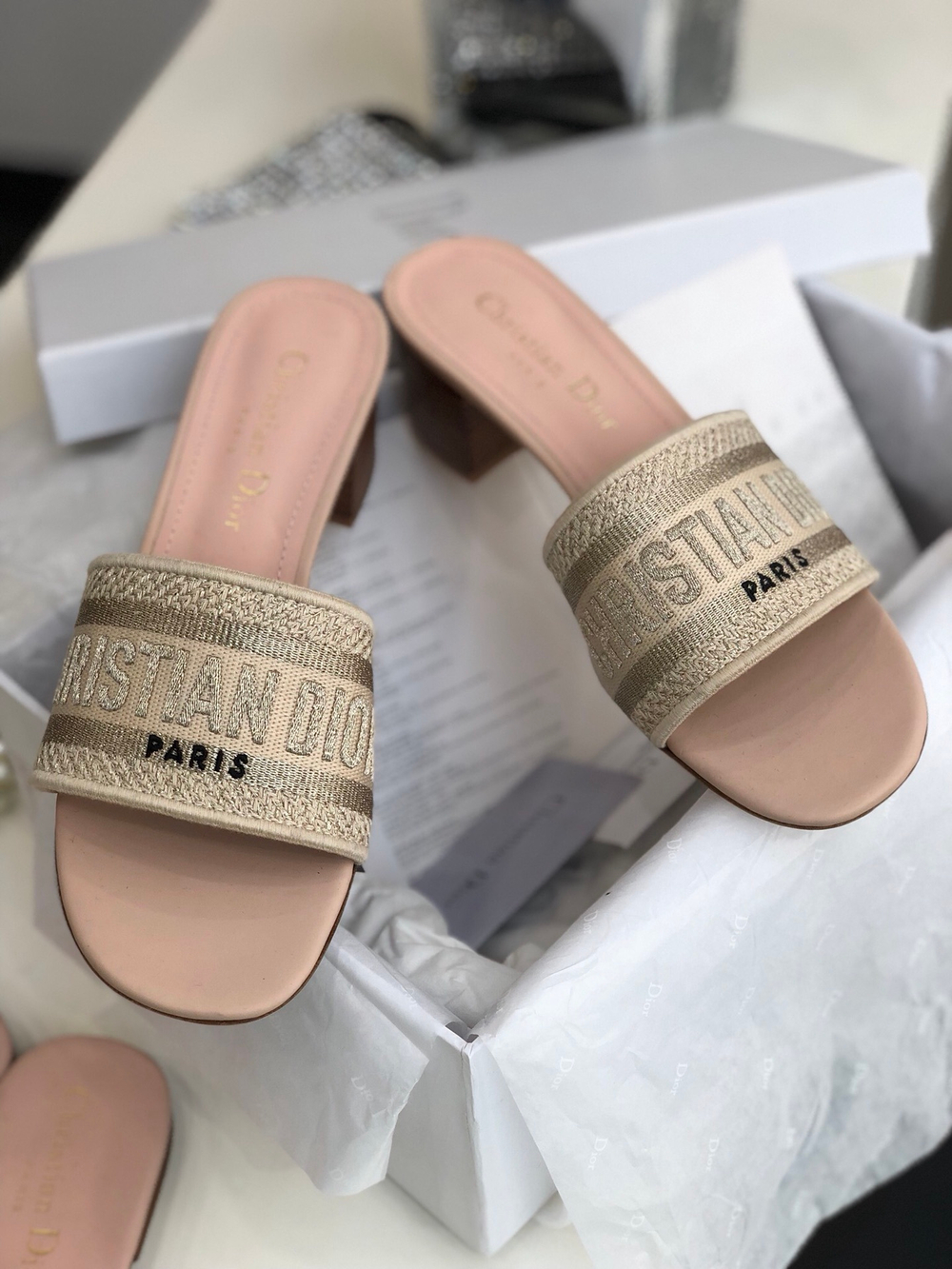 Christian Dior Dway Heeled Slide