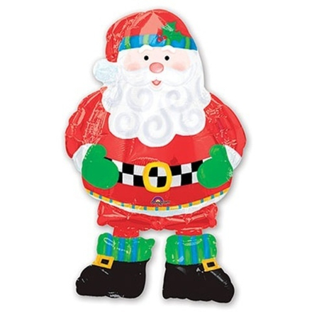 Шар Ходячая фигура "Санта в сапогах" 94 см