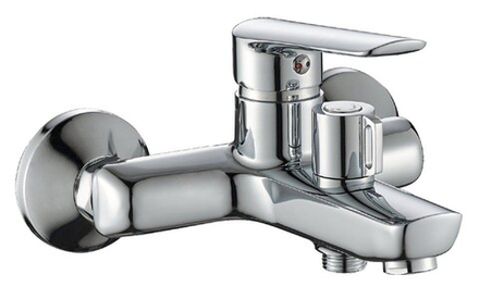 Смеситель ESKO "Lagos" для ванны, короткий излив, без акс., хром, арт. LG54