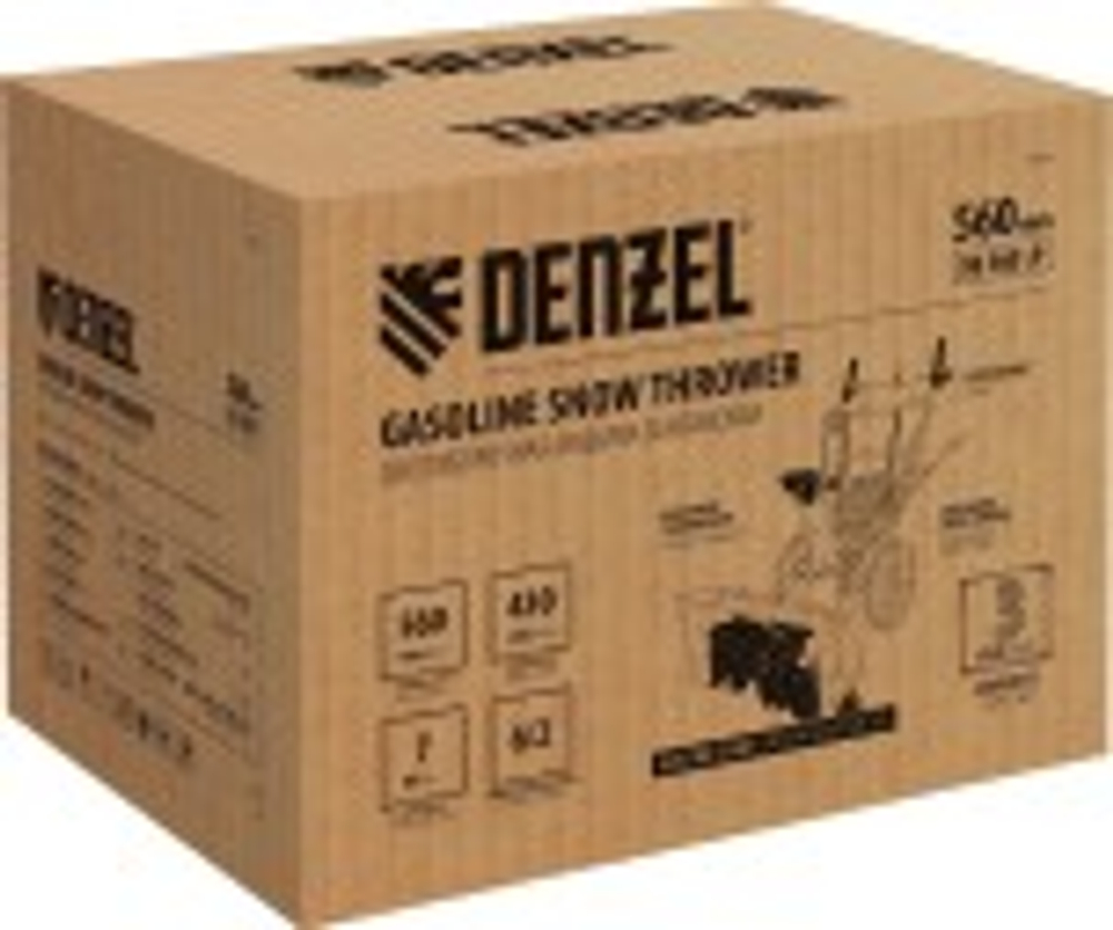 Снегоуборщик бензиновый 7 л.с. Denzel SB 560 LP 97652