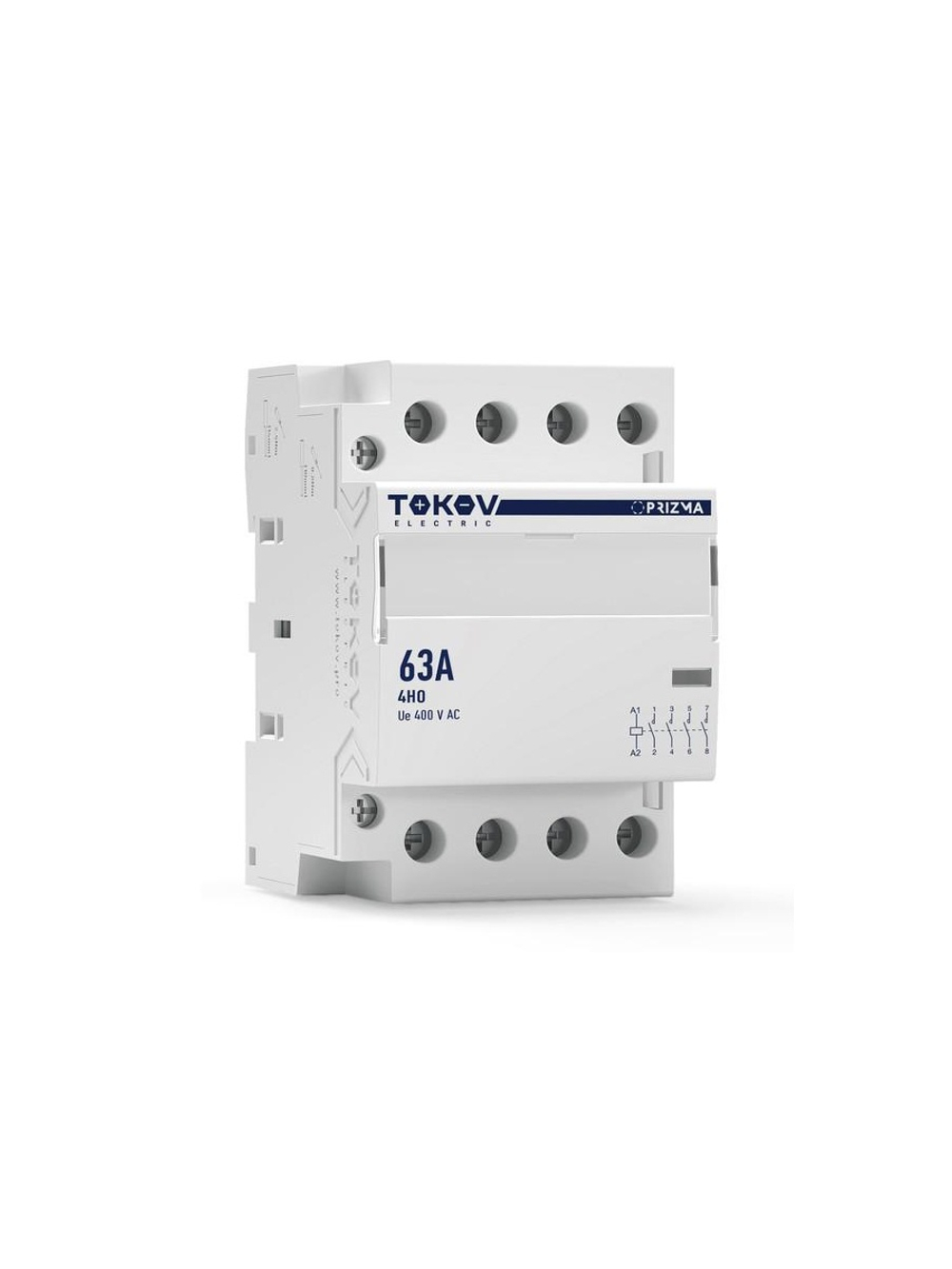 Контактор модульный 54мм 63А 230В АС 4НО PRIZMA TOKOV ELECTRIC TKE-PZ-MC-3-63-230-40