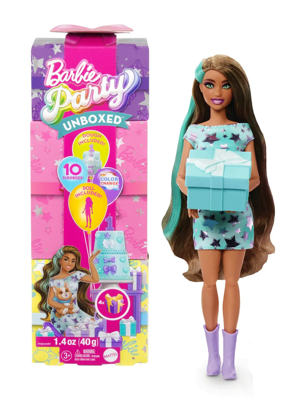 Кукла Mattel барби Party Pet Birthday JFG72 Брюнетка