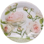 Тарелка бумажная 18 см в наборе 10 шт «Цветочное очарование»