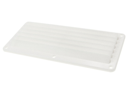 Решетка воздухозаборника 260х125х17 мм белый