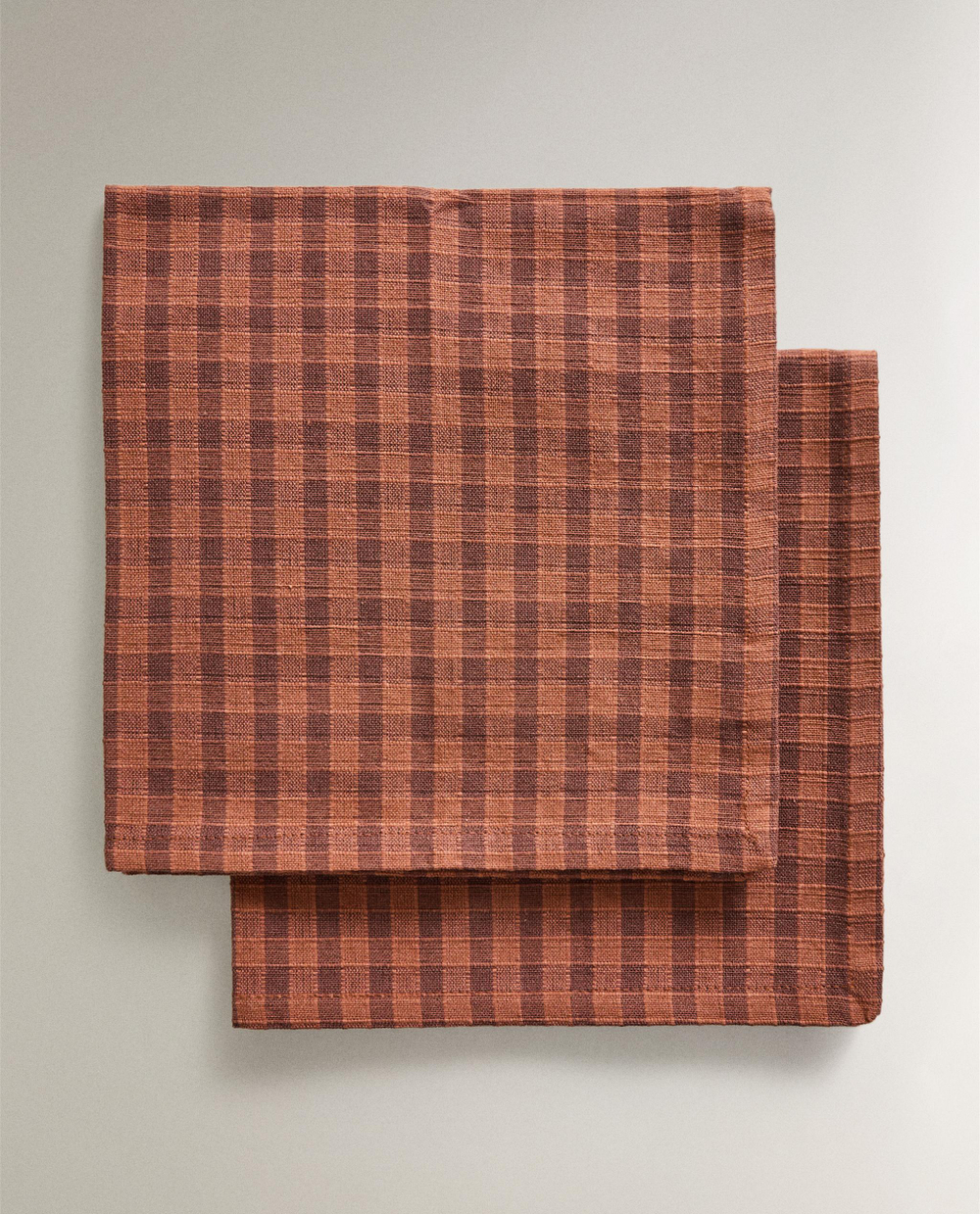 Zara Home столовая салфетка из хлопка, клетка, 45 45 см (комплект 2 шт.) · 3235/022