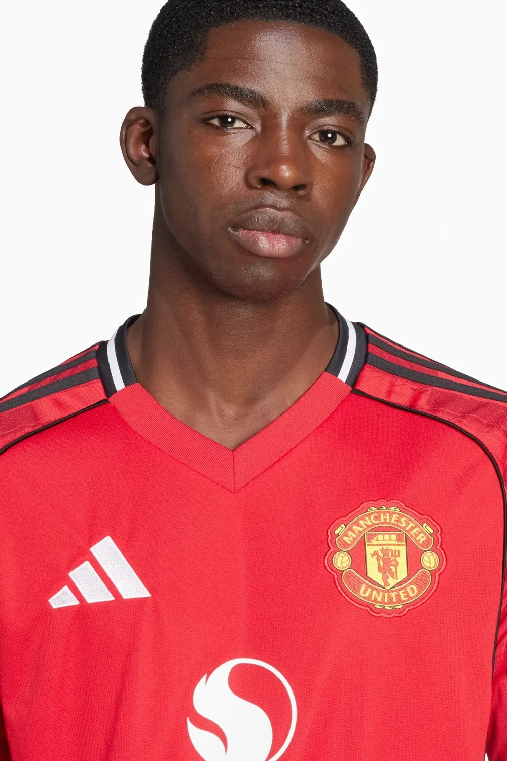 Футболка с длинными рукавами adidas Manchester United 25/26 Home - красный