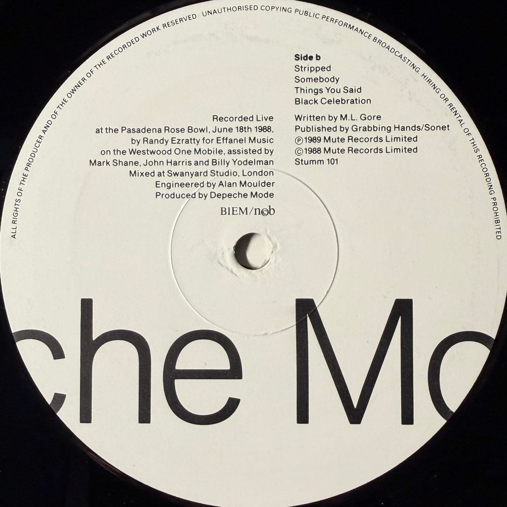 Depeche Mode - 101 2LP (Скандинавия 1989г.)