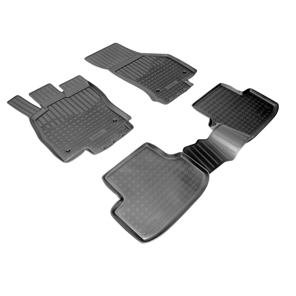 Ковры в салон Norplast/Unidec для Seat Leon в кузове 5F1 (2012-), Черный, 5 дверей, арт.NPA11-C80-360
