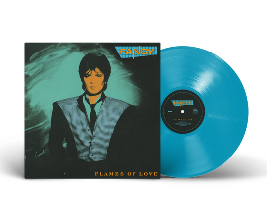 LP: Fancy — «Flames Of Love» (1988/2023) [Limited Turquoise Vinyl]
