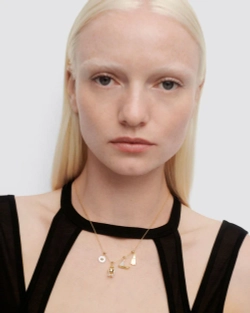 Подвеска-шарм Daisy серебро 925 пробы покрытое золотом