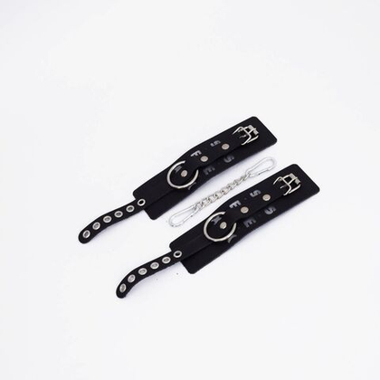 Черные кожаные наручники Sex